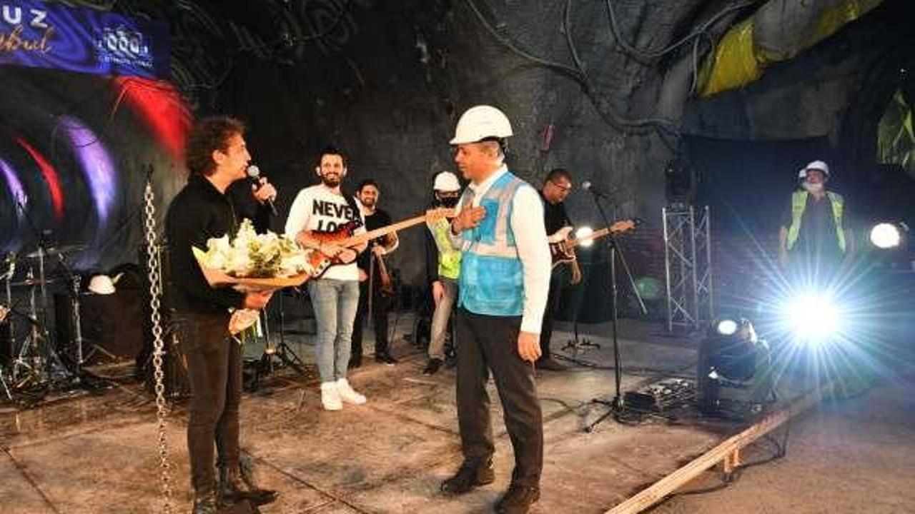 İstanbul Valiliği düzenledi! Kıraç'tan yerin 72 metre altında konser
