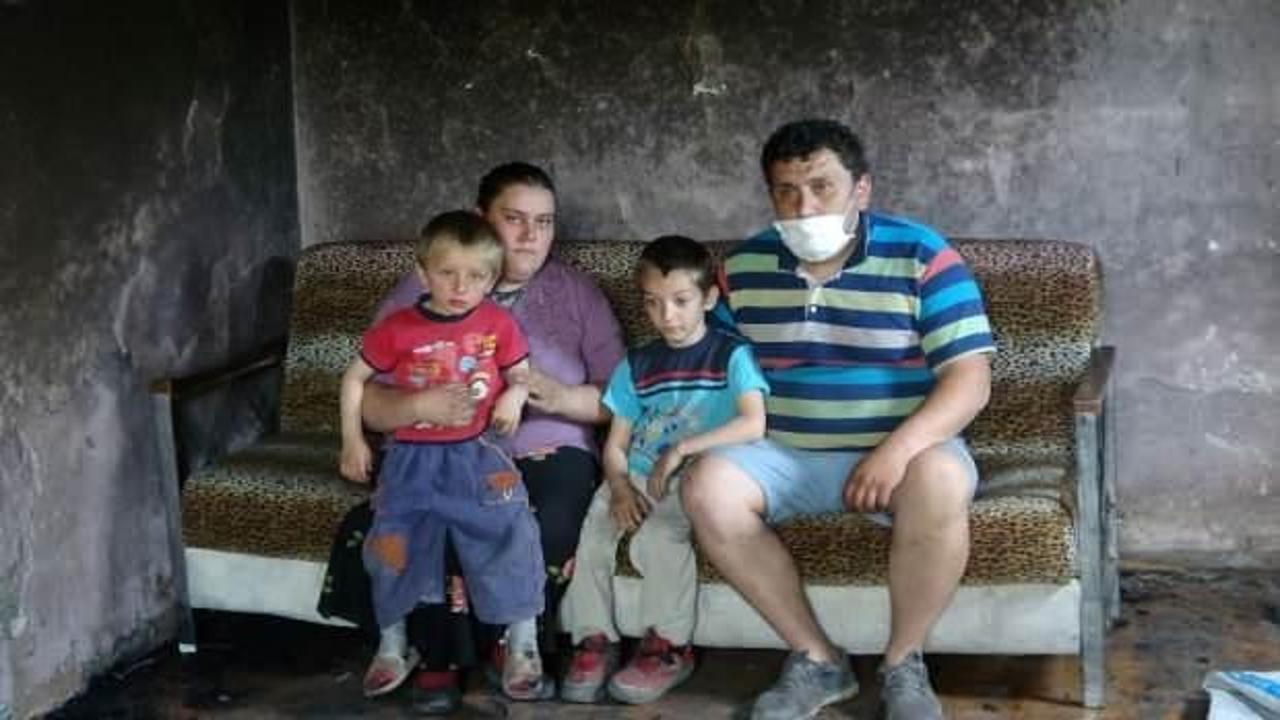 K&uuml;&ccedil;&uuml;k &ccedil;ocuk oyun oynarken evi k&uuml;le &ccedil;evirdi