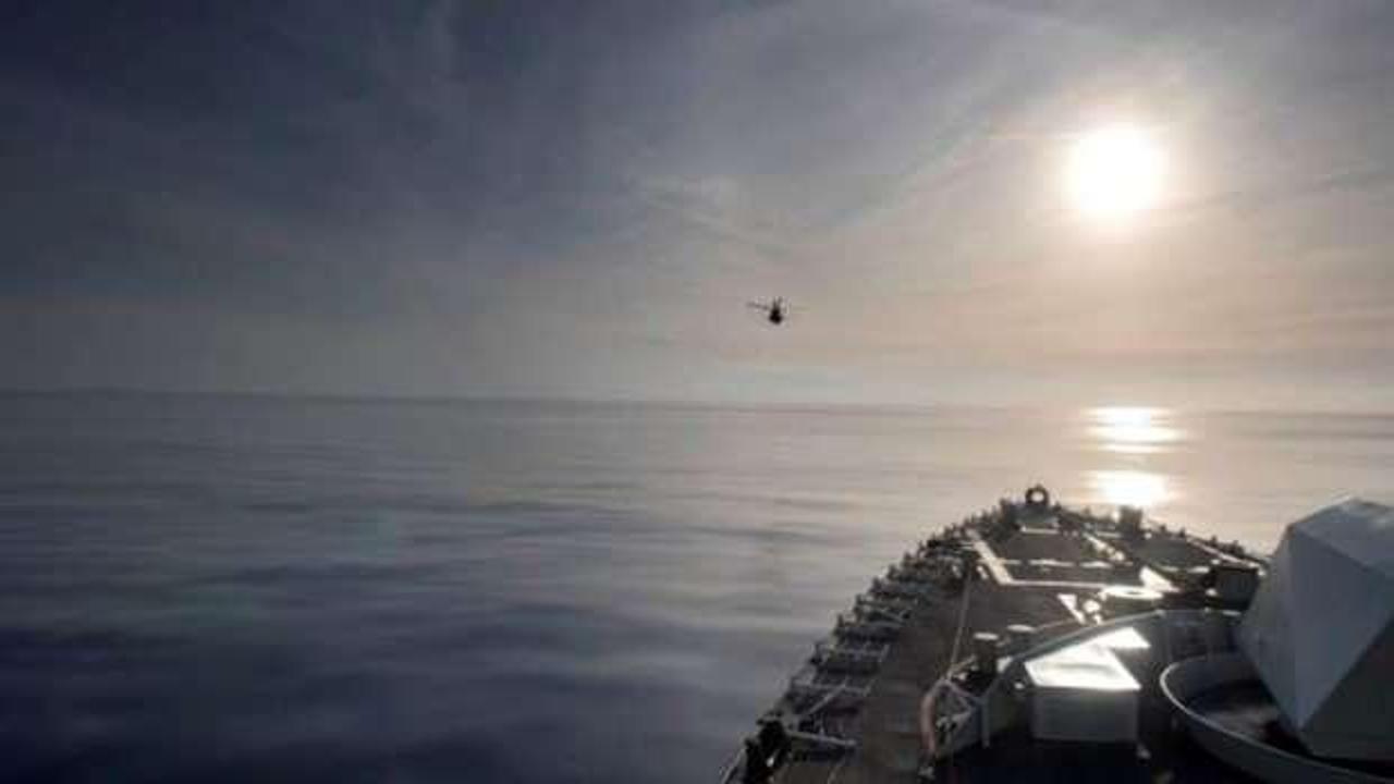 NATO helikopteri denize düştü! Türkiye harekete geçti