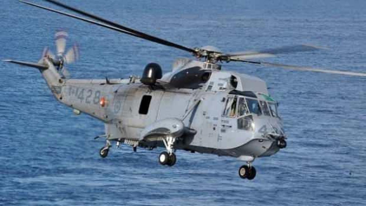 NATO helikopteri kayboldu: Türk fırkateyni harekete geçti