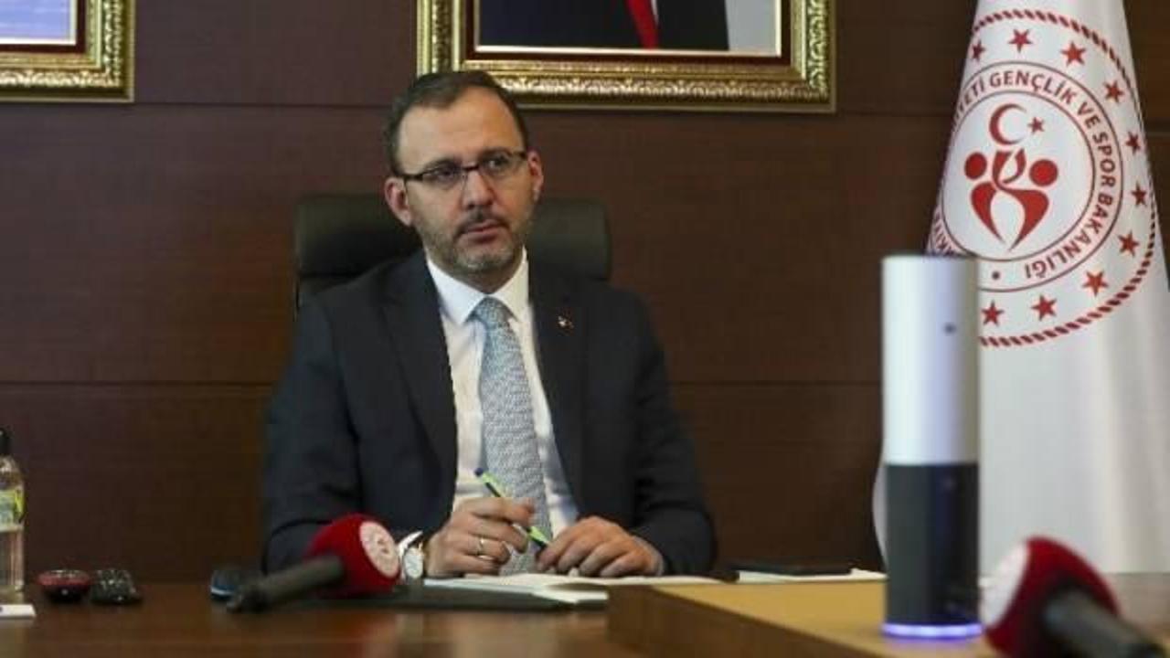 Bakan Kasapoğlu'ndan Mustafa Cengiz'e geçmiş olsun telefonu