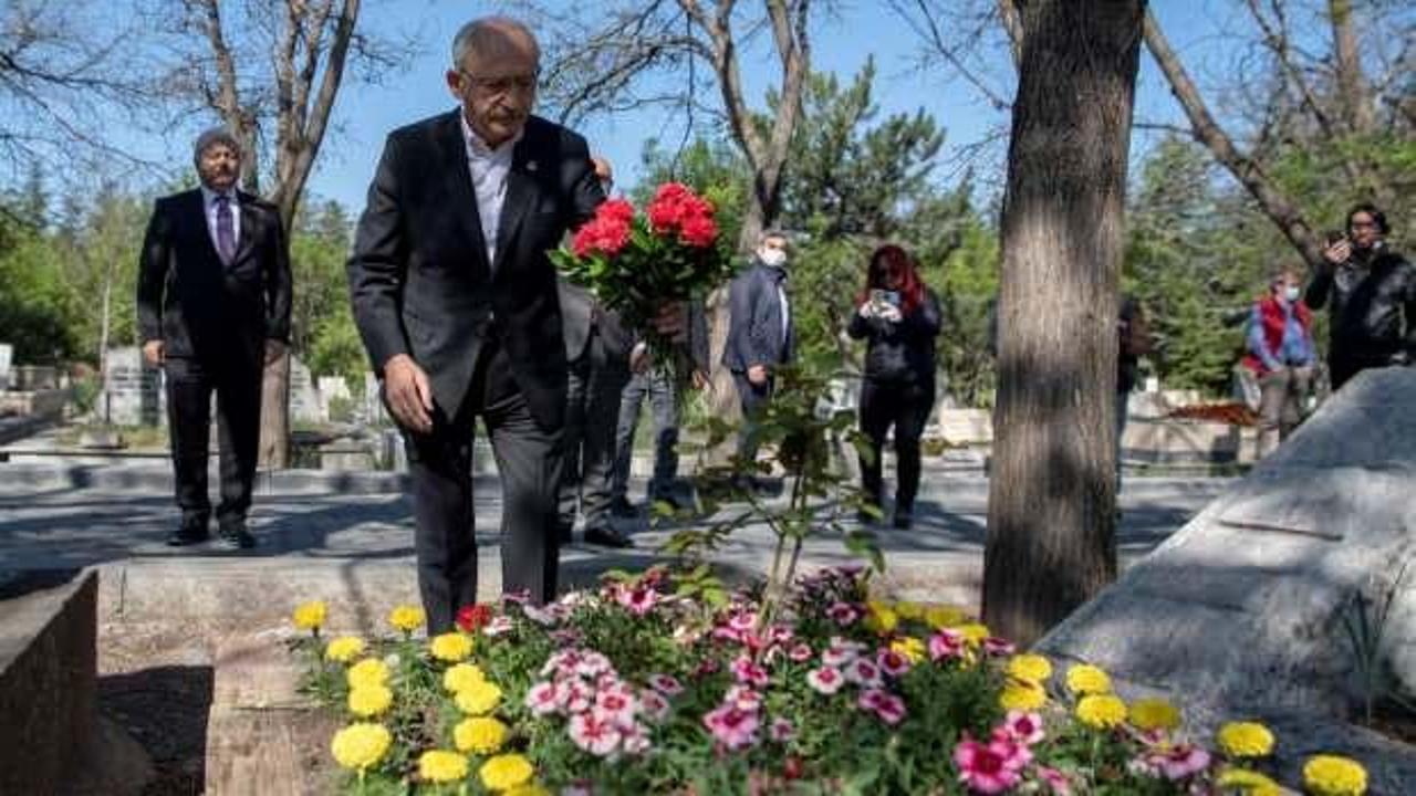 Kılıçdaroğlu, Deniz Gezmiş'in mezarını ziyaret etti