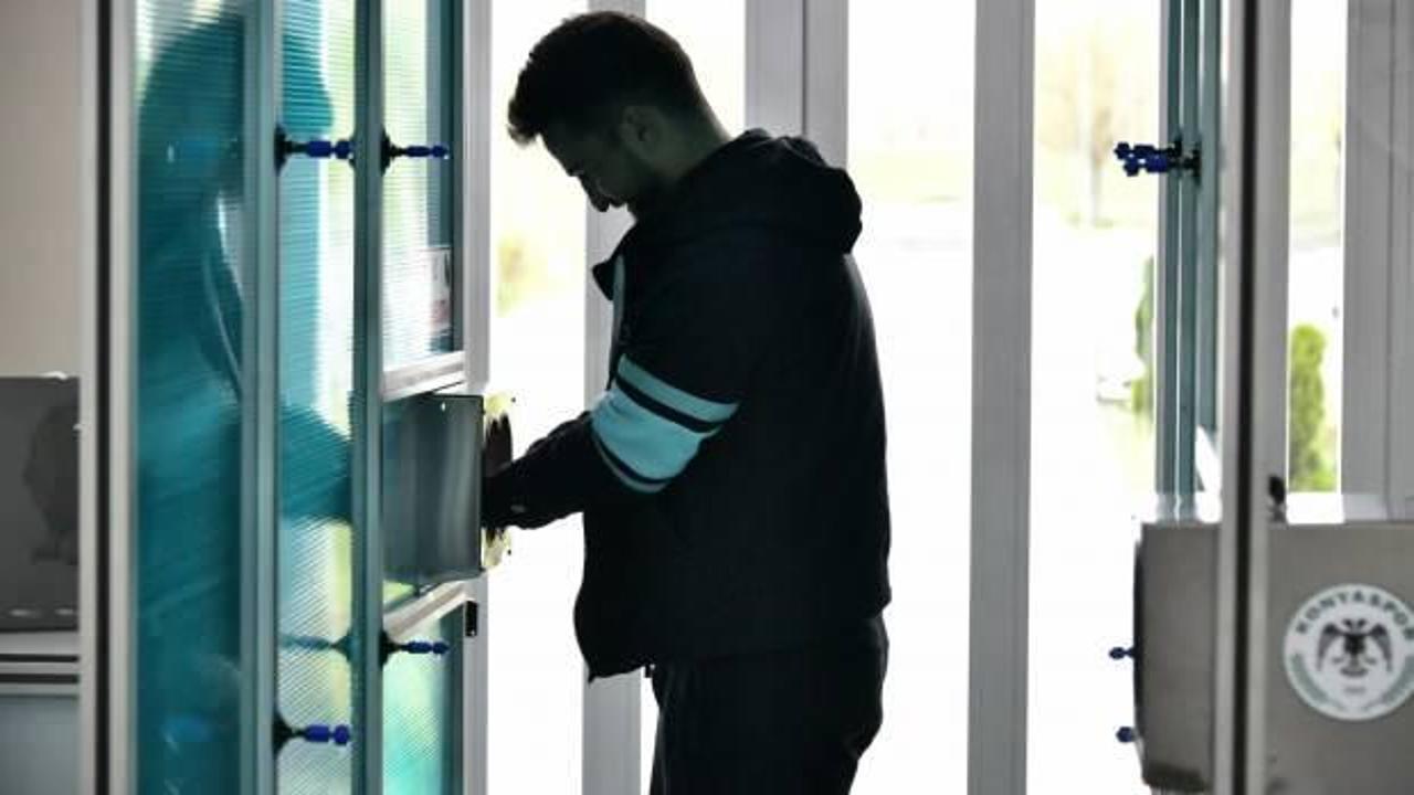 Konyaspor'dan tesislere dezenfekte kabini
