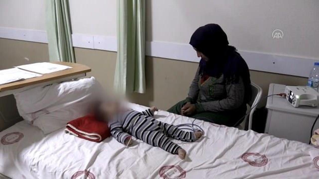 Türkiye'ye getirilen Suriyeli minik Yusuf'un tedavisi başladı