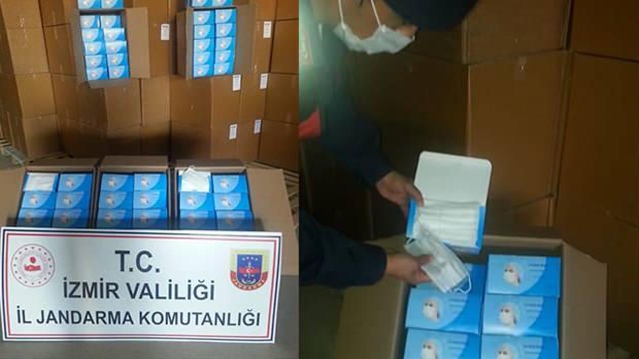İzmir'de 4,5 milyon maskeye el kondu
