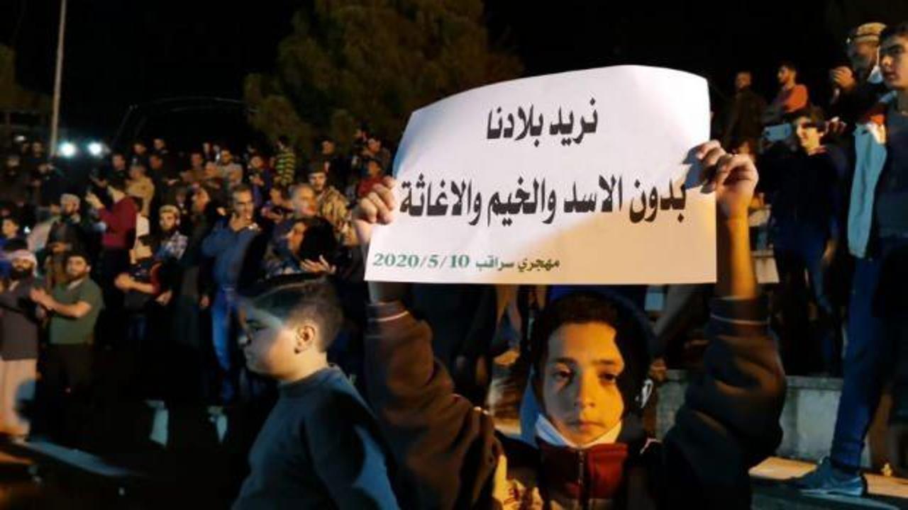 Suriye’de Esed rejimi karşıtı protesto
