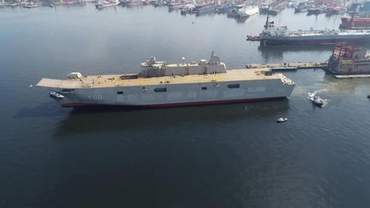 T&uuml;rkiye'nin en b&uuml;y&uuml;k savaş gemisi TCG Anadolu ABD basınında: Daha da g&uuml;&ccedil;lenecekler