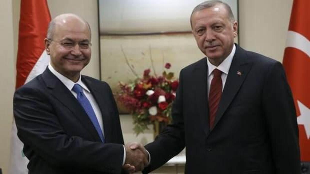 Erdoğan, Irak Cumhurbaşkanı Salih ile görüştü