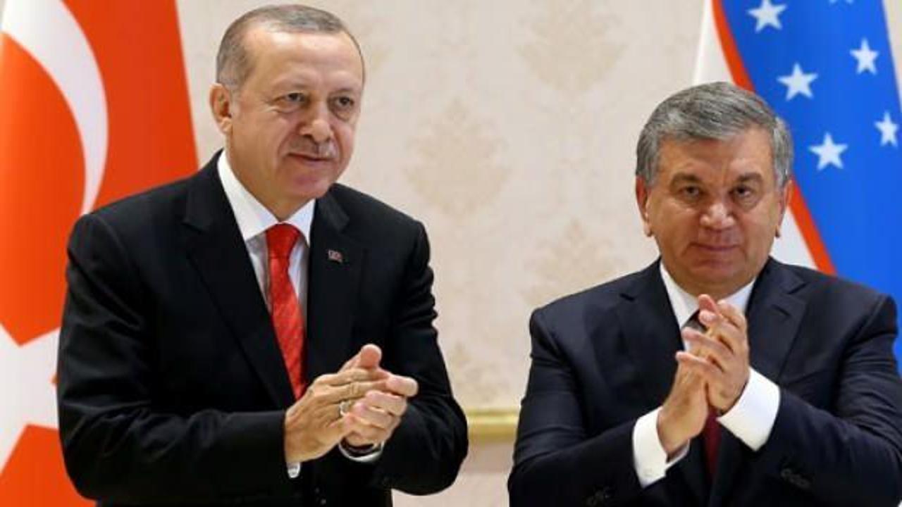 Cumhurbaşkanı Erdoğan, Mirziyoyev ile telefonda görüştü
