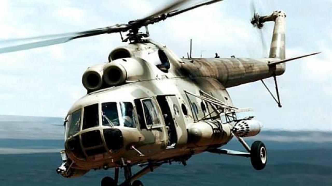 Rus askeri helikopter düştü: Mürettebat öldü