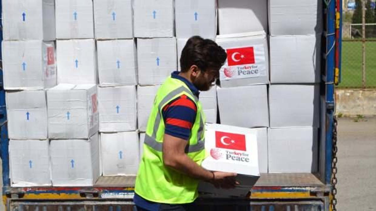 Türkiye'den ekonomik krizdeki Lübnan'a ramazan yardımı