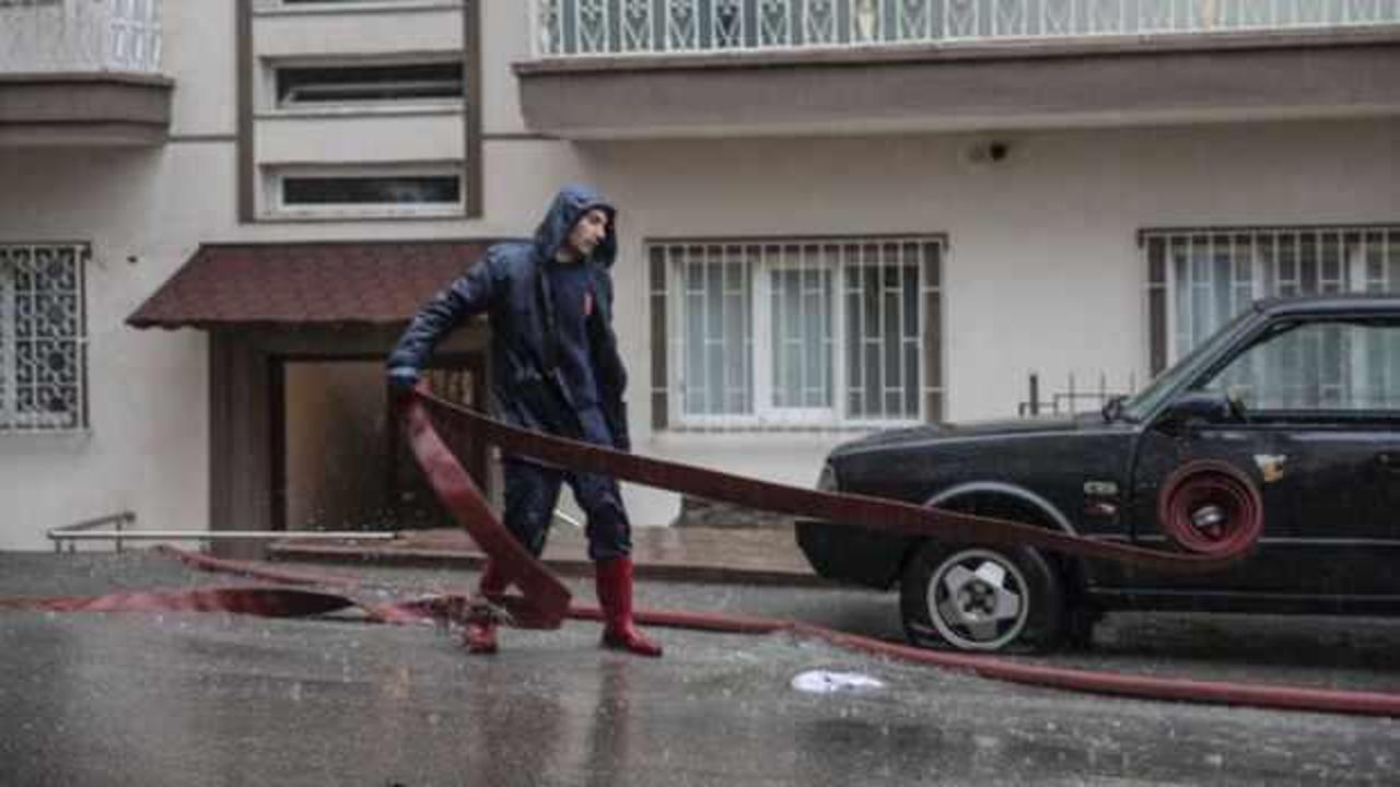 Ankara'yı sel vurdu! Ev ve dükkanlar sular altında