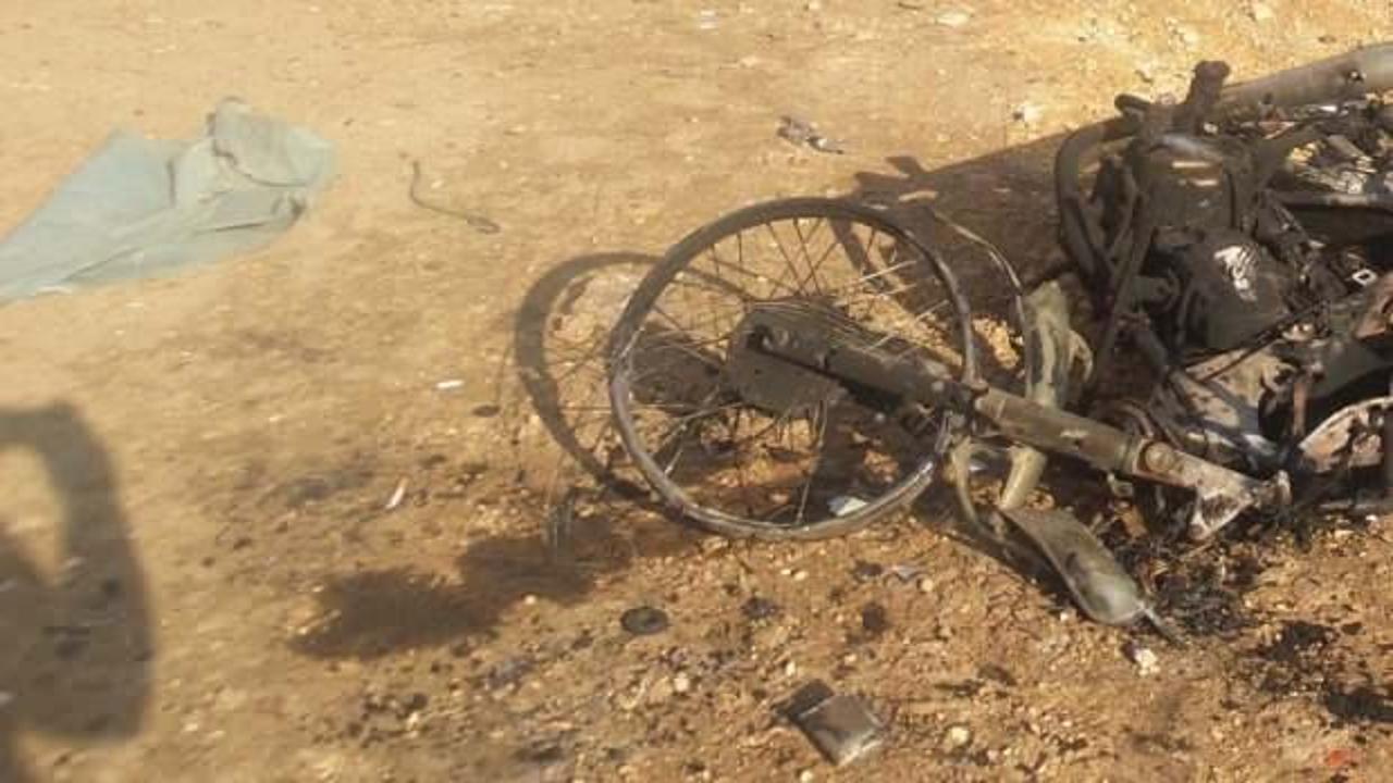 Azez ve Afrin arasındaki yolda bomba yüklü motosiklet patlatıldı