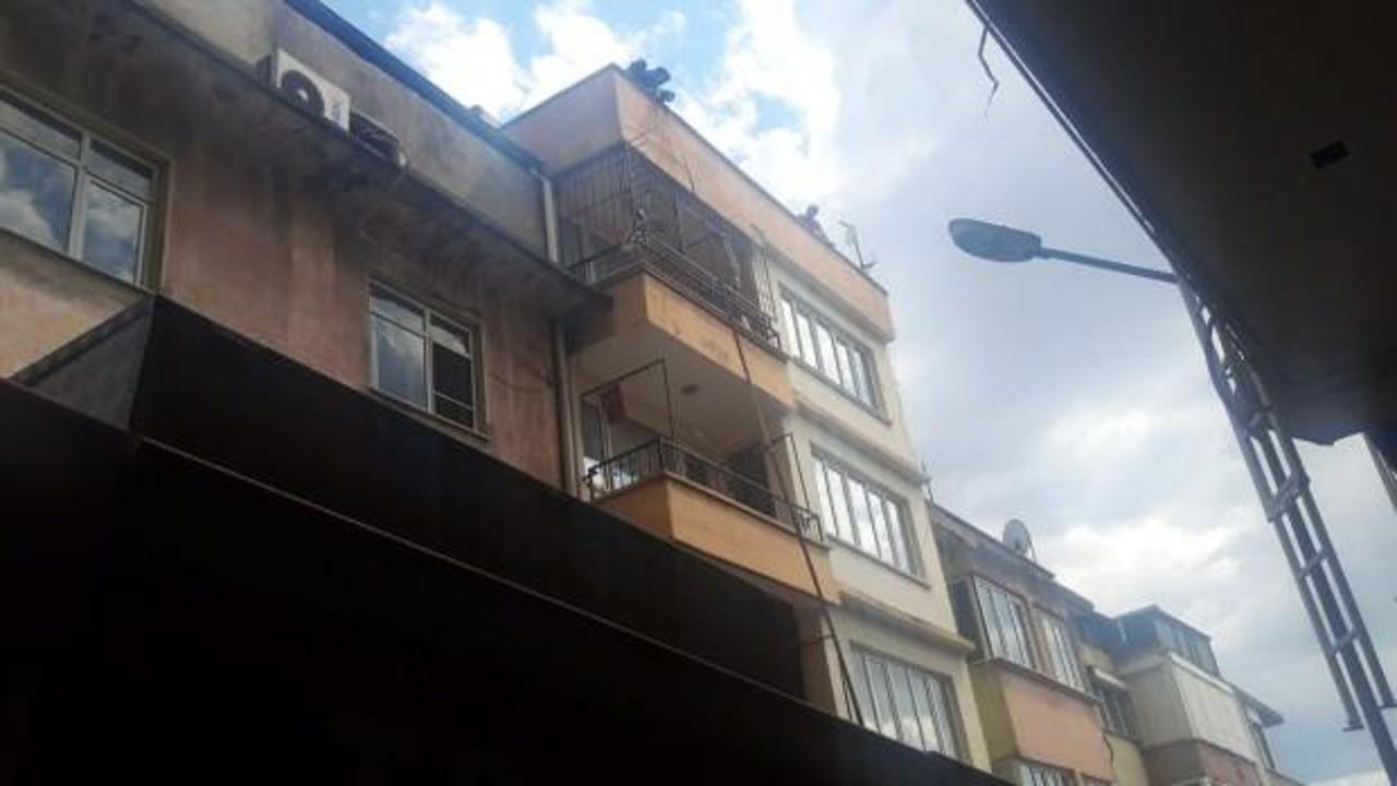 &Ccedil;atı katında mangal keyfi pahalıya mal oldu