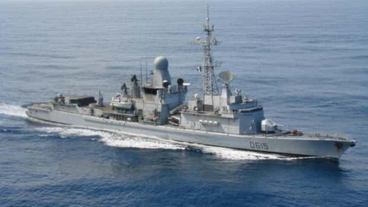 Libya karasularında Fransa savaş gemisinden BAE tankerine şok