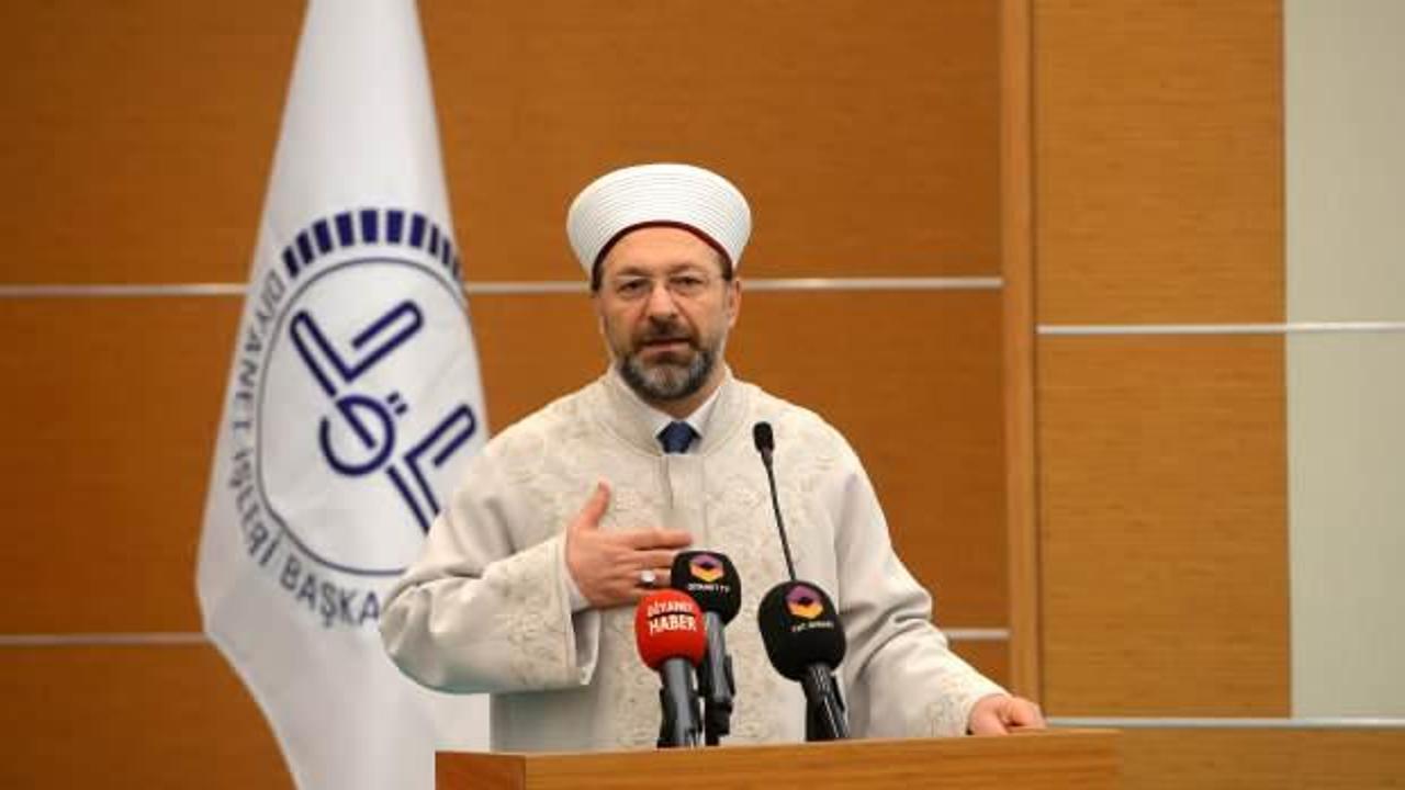 Diyanet İşleri Başkanı Erbaş'tan Güney Kıbrıs'taki cami saldırısına tepki!