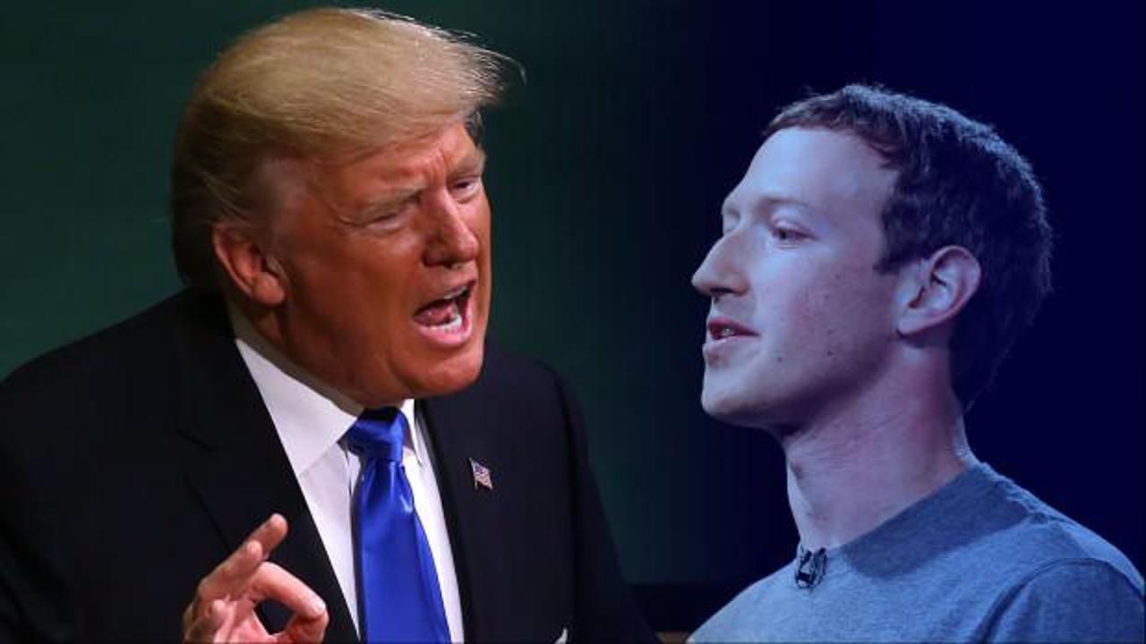 Facebook Trump'ın paylaşımlarını kaldırdı