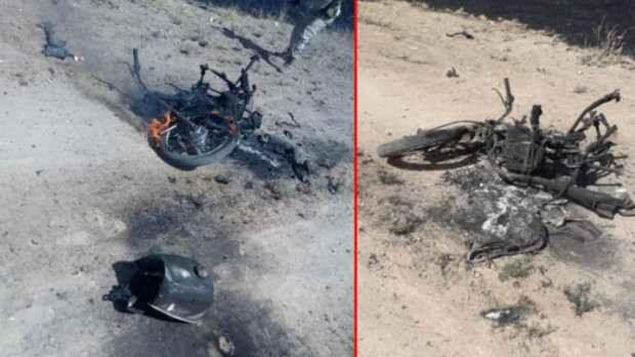 MSB: Bomba yüklü motosikletle sızmaya çalışan terörist patlamada öldü