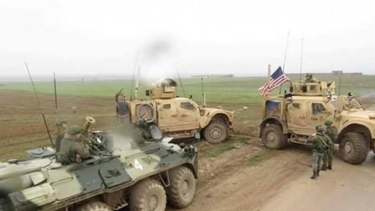 Suriye'de sıcak saatler! ABD askerleri Rusların önünü kesti...