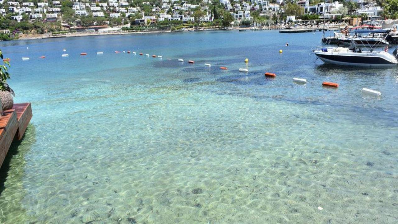 Bodrum'da sahile 'beyaz kum' şikayetine inceleme