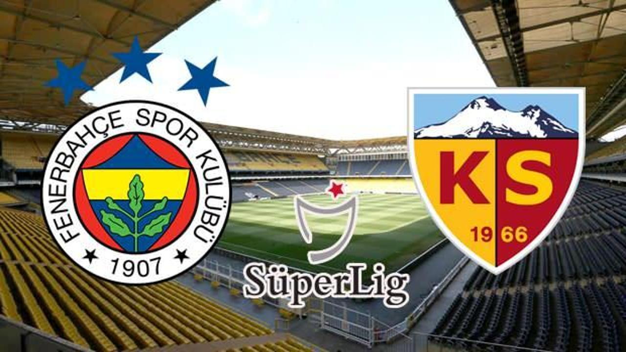 Fenerbahçe Kayserispor maçı ne zaman, saat kaçta başlayacak? Muhtemel 11'ler belli oldu!