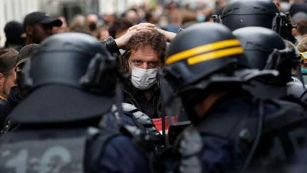 Fransa'da protestolarda gerginlik! Birçok kişi gözaltına alındı