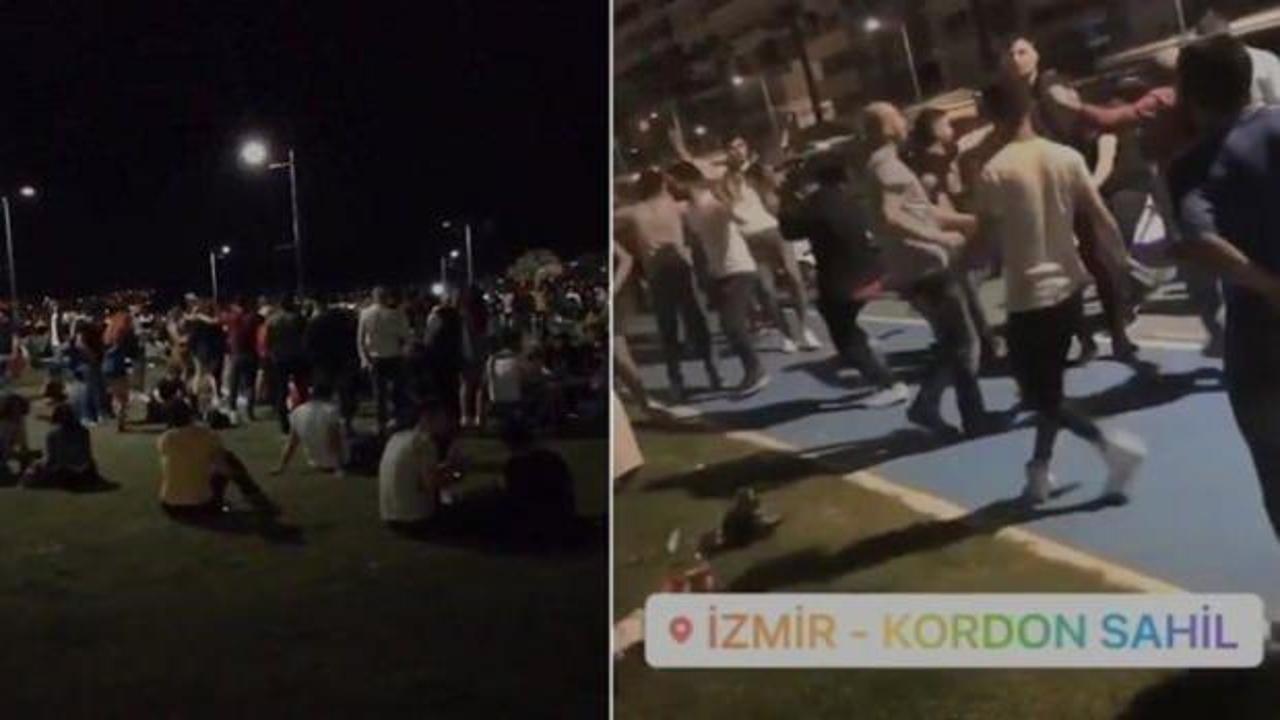 İzmir, Kordonboyu'nda halay çekenleri polis arıyor