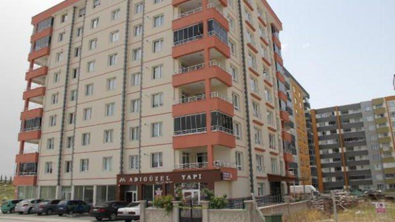Kayseri'de 8 katlı apartman, karantinaya alındı