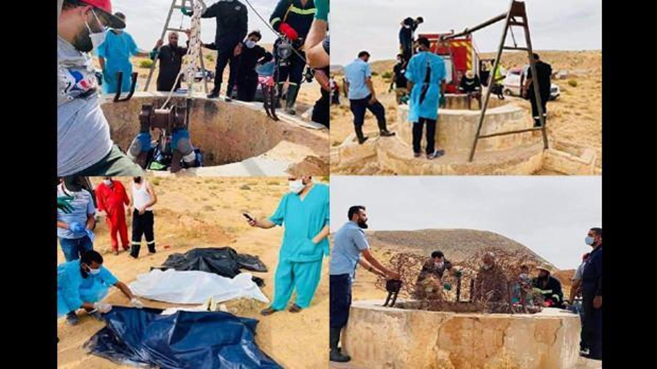 Libya'dan korkunç görüntüler! Kuyudan çıkartıldı