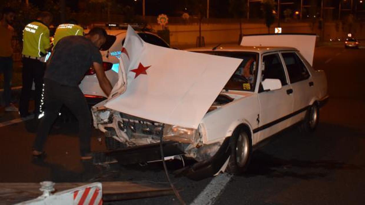 Malatya'da alt geçitte kaza: 2 yaralı