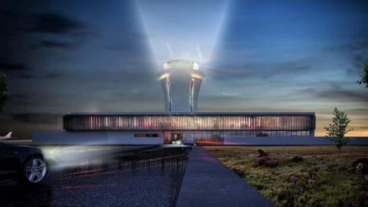 Rize-Artvin Havalimanı'nın yüzde 68'i tamamlandı! Kulesi 'çay bardağı' figürü olacak