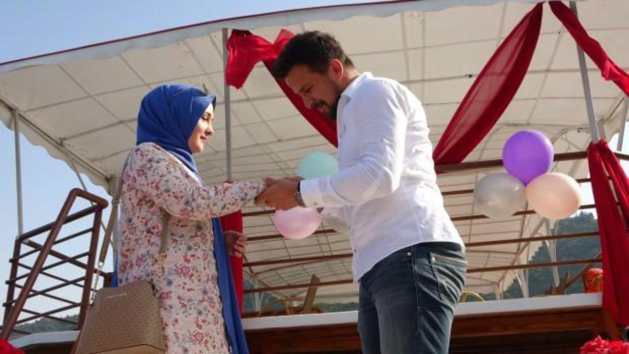 Yasak bitti evlilik teklifi geldi