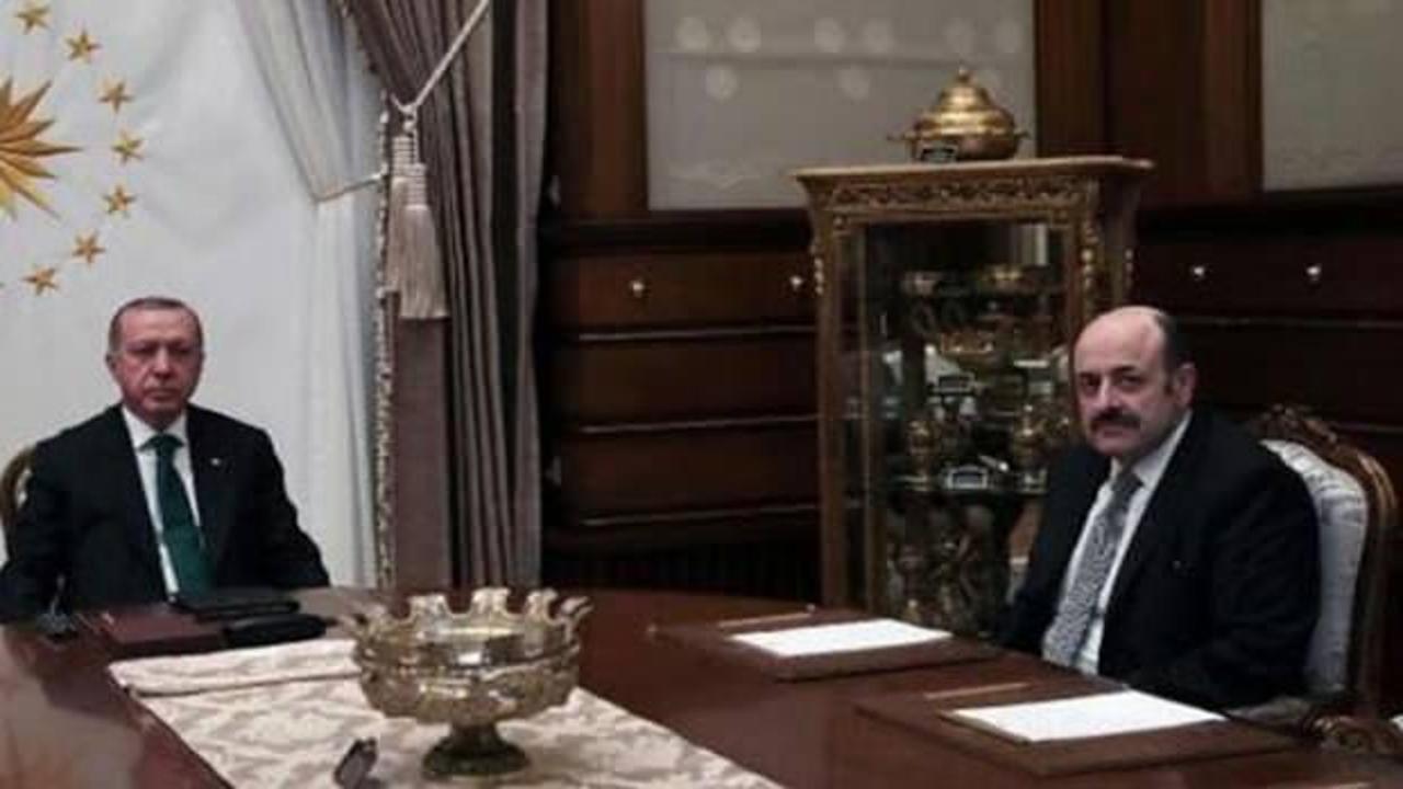 Cumhurbaşkanı Erdoğan, YÖK Başkanı Saraç'ı kabul etti