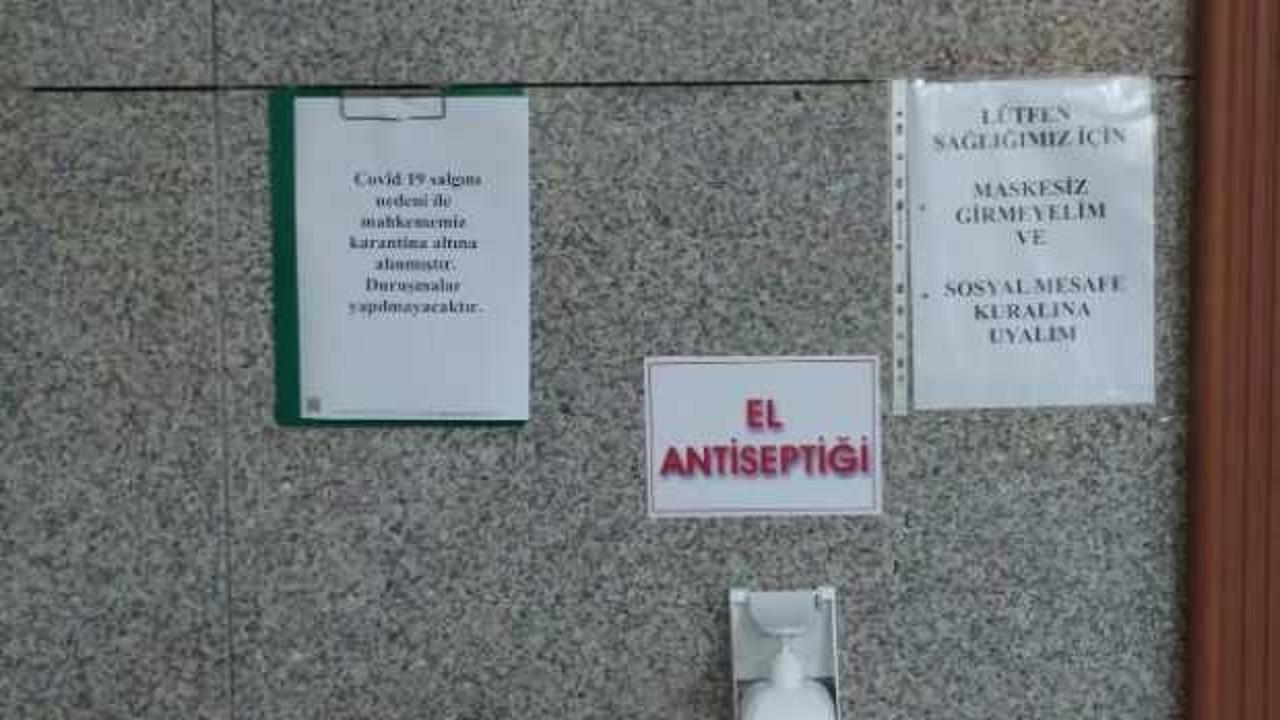 İstanbul Adalet Sarayı’nda koronavirüs alarmı! Karantinaya alındı