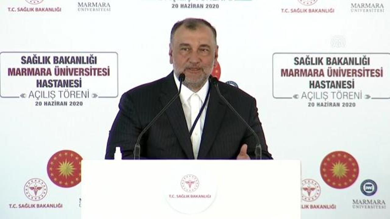Murat Ülker, Prof. Dr. Asaf Ataseven Hastanesi'nin açılışında konuştu