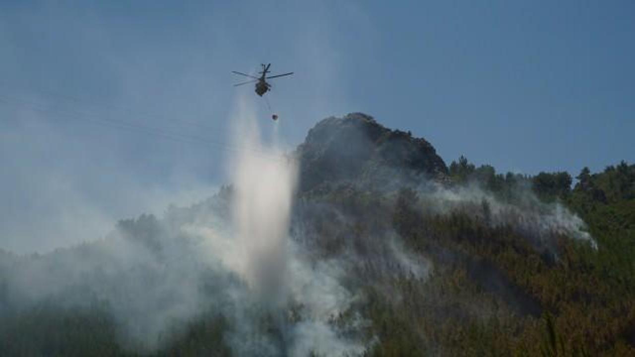 Antalya’da orman yangınında 3 hektar alan kül oldu