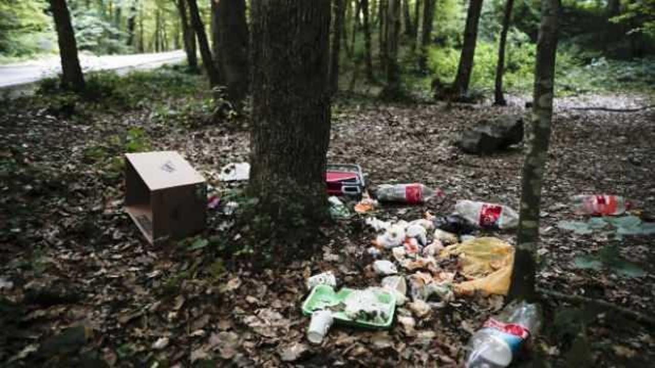 Belgrad Ormanı'nı çöplüğe çevirdiler