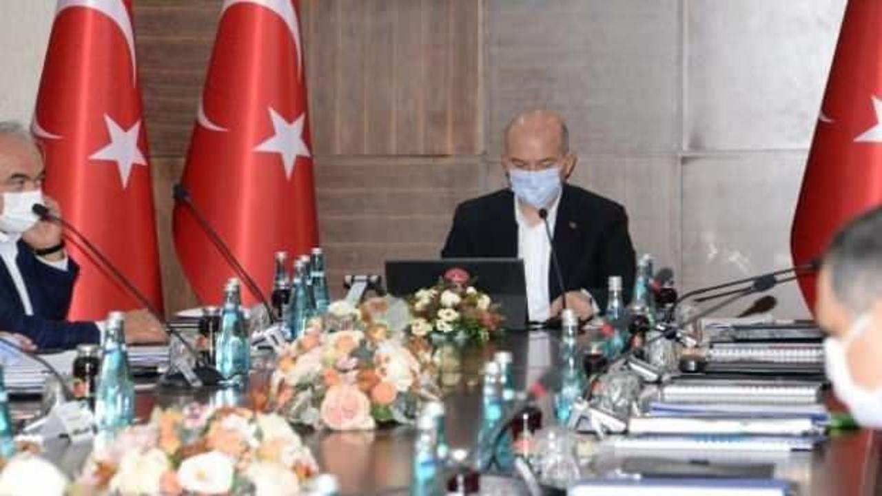 Diyarbakır'da, Bakan Soylu başkanlığında Güvenlik Toplantısı
