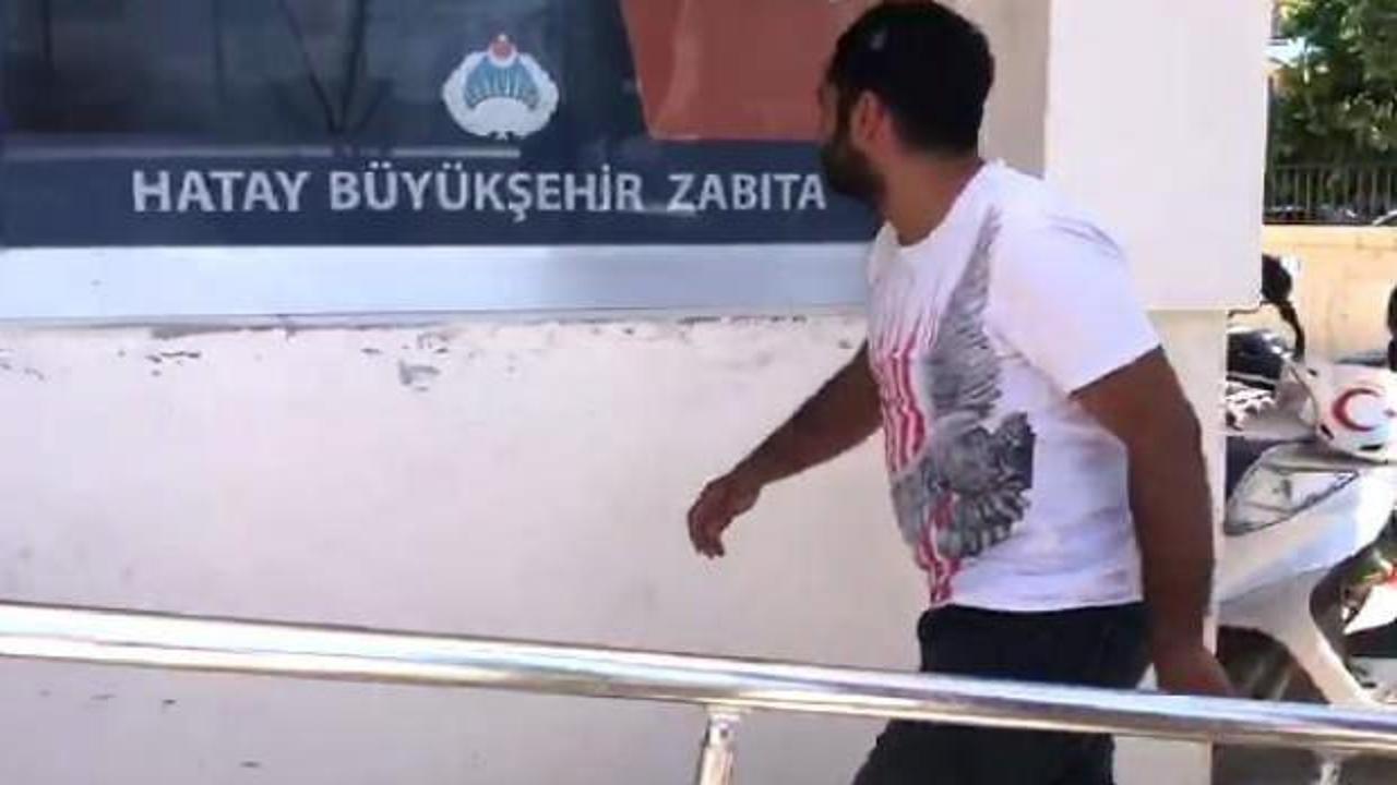 Engelli g&ouml;r&uuml;nen dilenci zabıtayı g&ouml;r&uuml;nce y&uuml;r&uuml;meye başladı