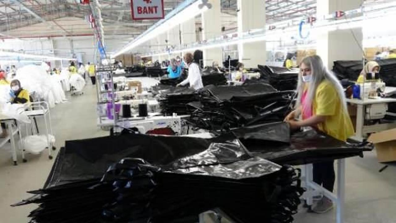 Erzurum'da üretilen ceset torbaları Avrupa'ya satılıyor