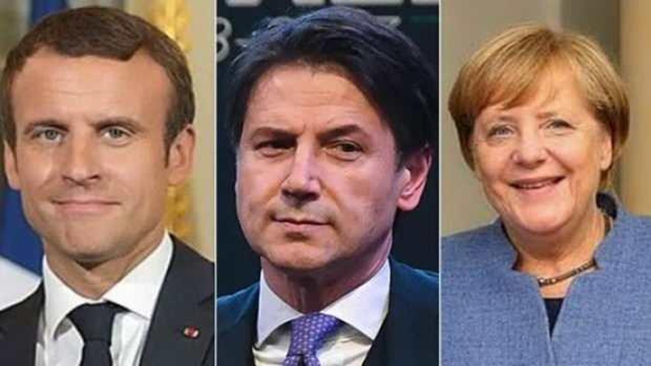 Gece yarısı duyurdular! Fransa, Almanya ve İtalya'dan ortak Libya açıklaması