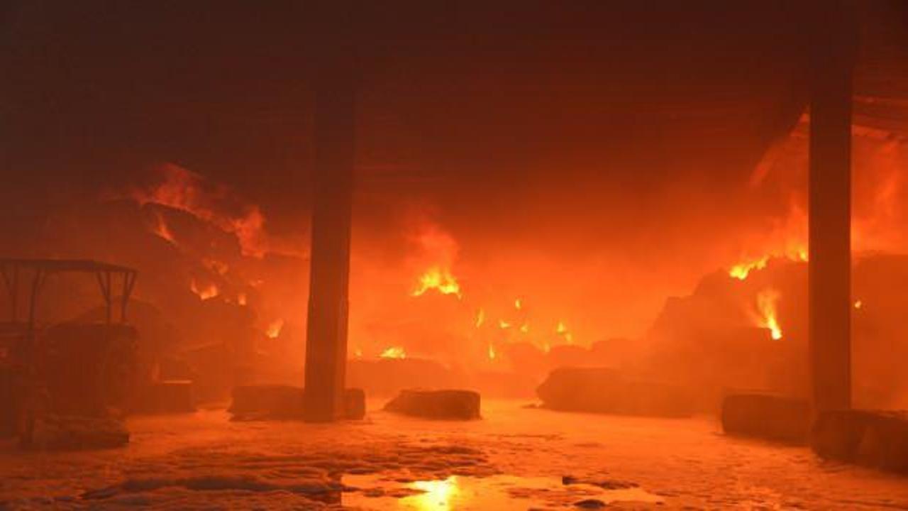 Kahramanmaraş'ta tekstil fabrikasında korkutan yangın