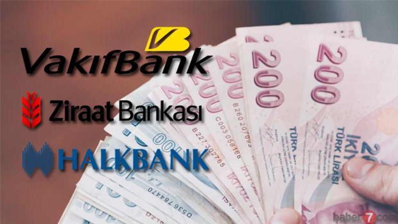 Kredi yapılandırması geldi mi? HalkBank VakıfBank Ziraat Bankası 12 ay ödemesiz kredi paketi