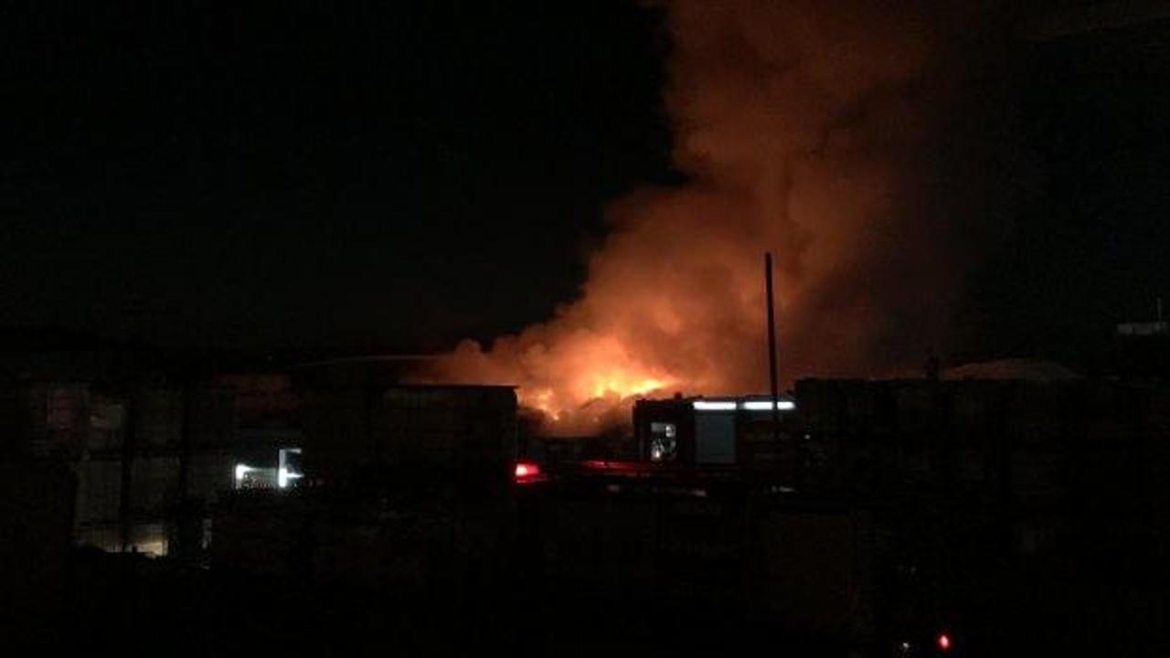 Manisa OSB'de fabrika yangını