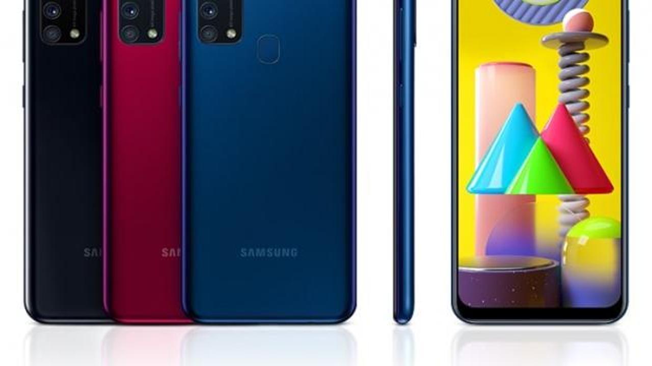 Samsung Galaxy M31s dev bataryayla geliyor
