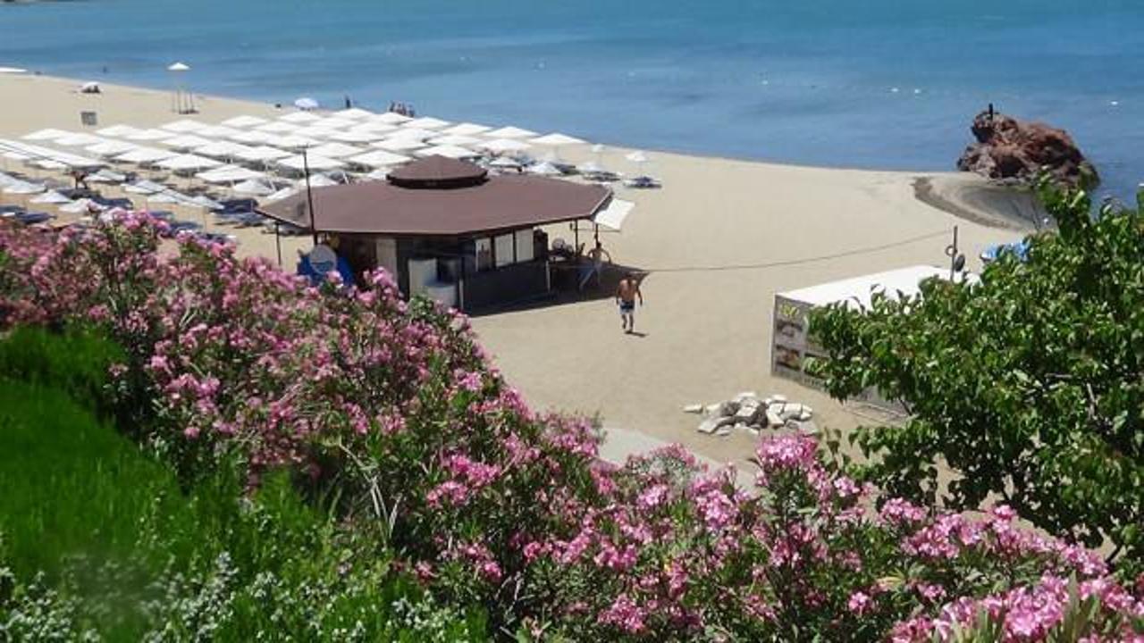 Turistlerde yasağa uydu sahiller boş kaldı