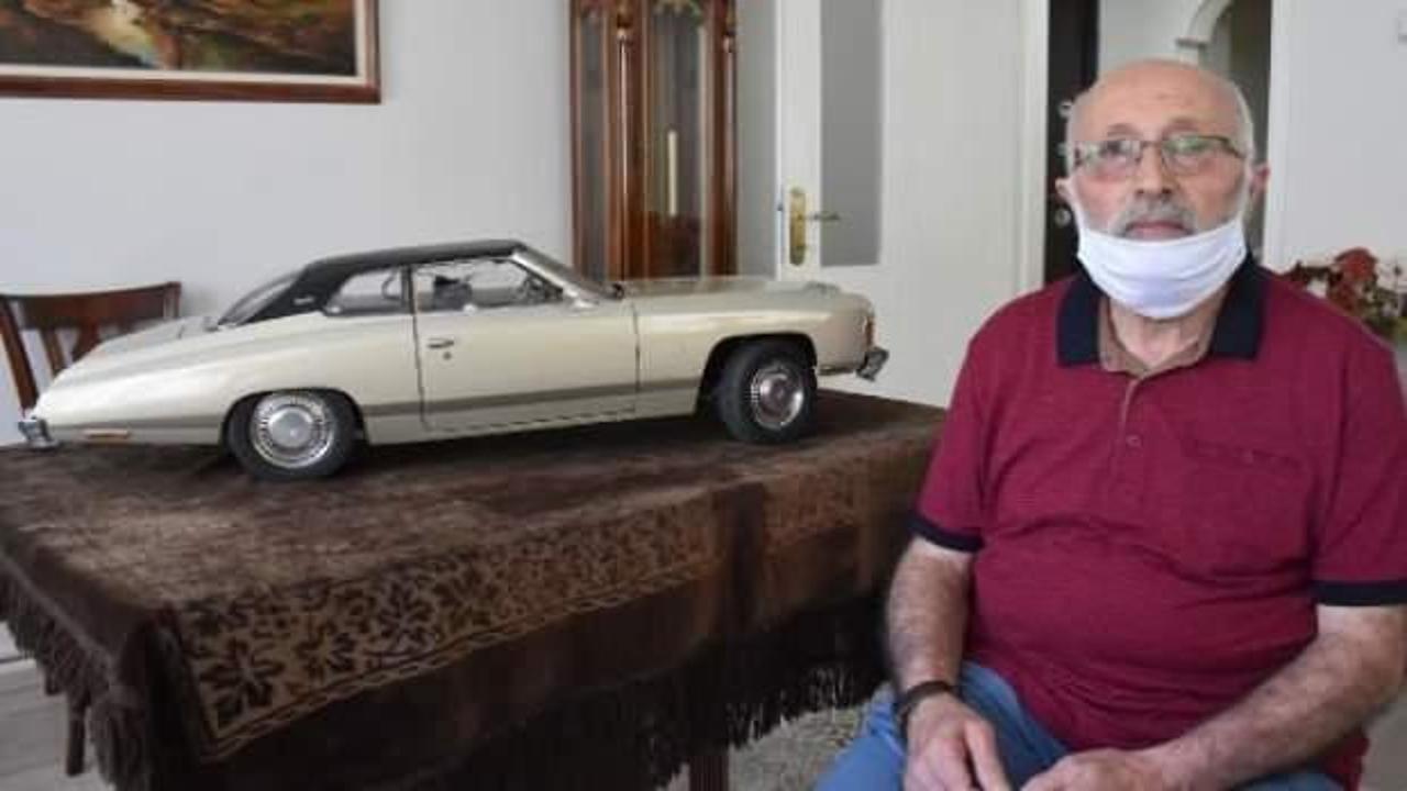 Tutkunu olduğu otomobili tam 36 yılda yaptı