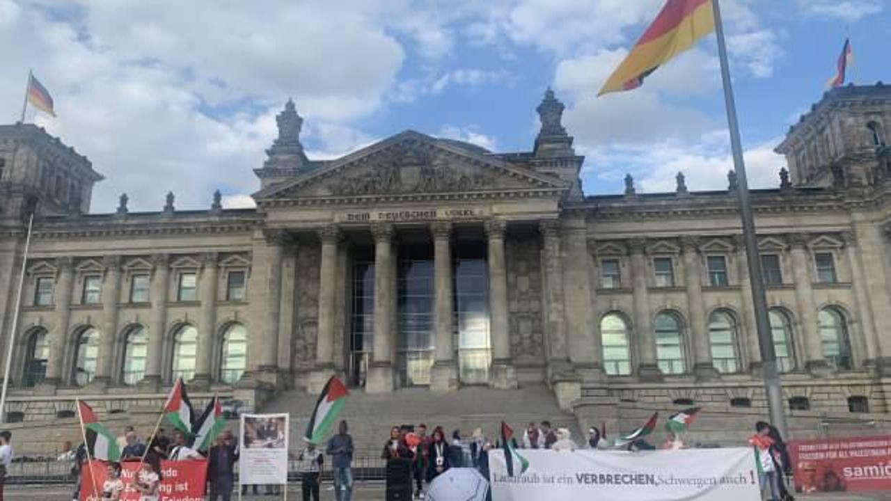 Almanya'da İsrail'in 'ilhak' planı protesto edildi