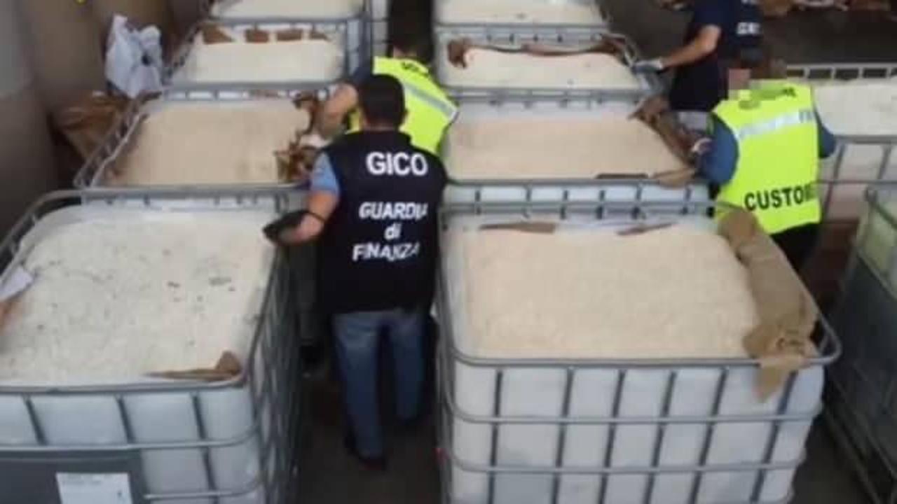 DEAŞ'ın Suriye'de ürettiği büyük miktarda uyuşturucu İtalya'da yakalandı