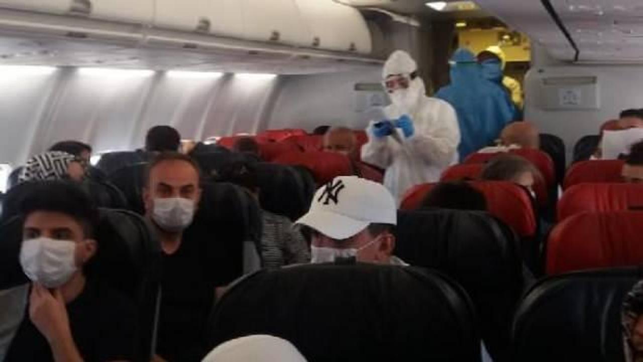 Diyarbakır-Ankara uçağında koronavirüs paniği
